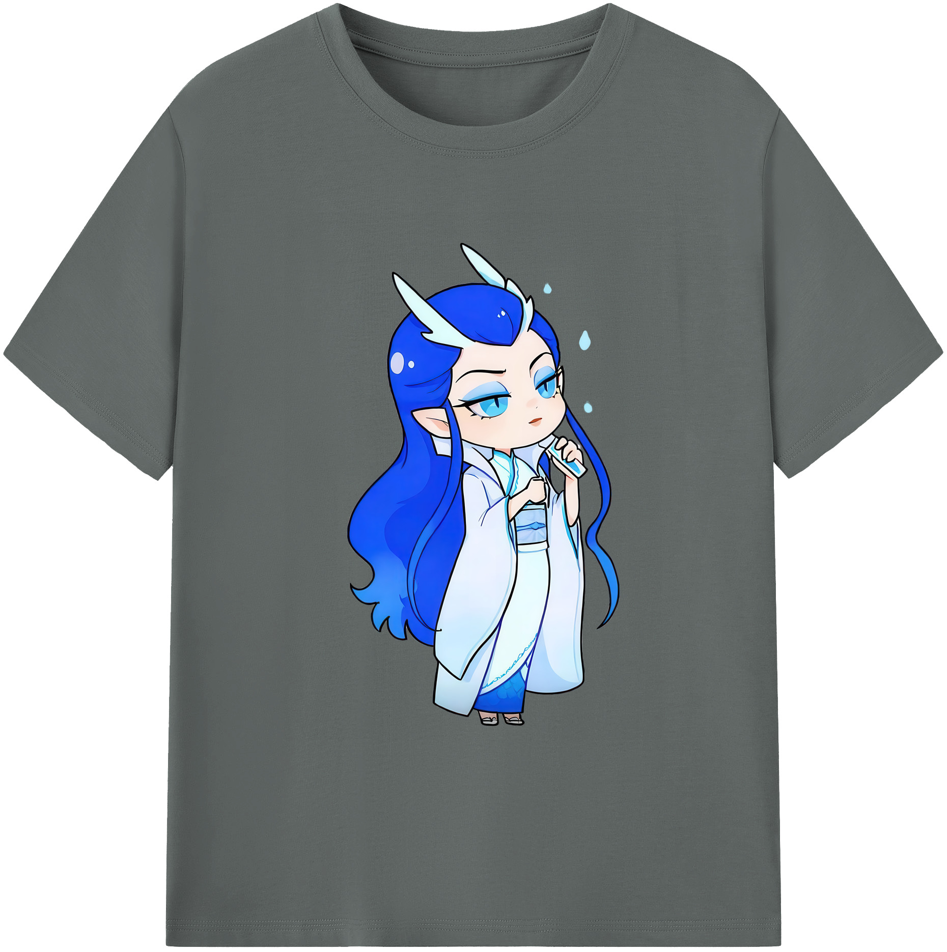 （画像用） Ne Zha 2 ナタ 魔童の大暴れ 綿100％ メンズ半袖Tシャツ｜肌触りやわらか＆通気性